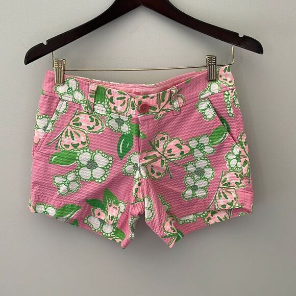 Lilly Pulitzer Size‎ 00. Pink Callahan shorts - Picture 1 of 6